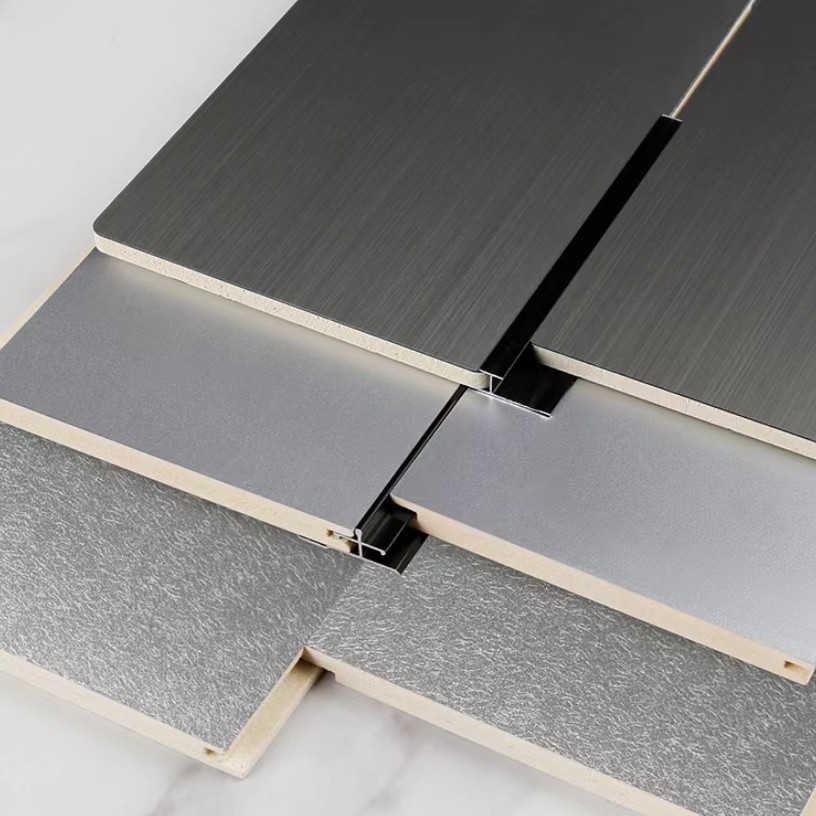 5mm Wood Texture Modern Style Panel: Premium Carbon Crystal Plate for Unique Spaces