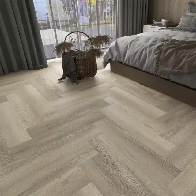 Whosale Wear Resistant Wood Herringbone Spc Vinyl Flooring