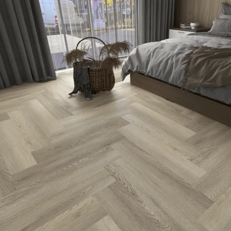 Whosale Wear Resistant Wood Herringbone Spc Vinyl Flooring