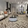 Luxury Plastic Hard Durable Waterproof Commercial Decoration Herringbone Parquet Vinyl Spc Flooring