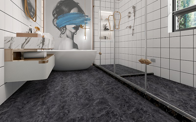 Wholesale Flooring with Skin-feel Embossed Texture, Anti-aging, Nordic Style