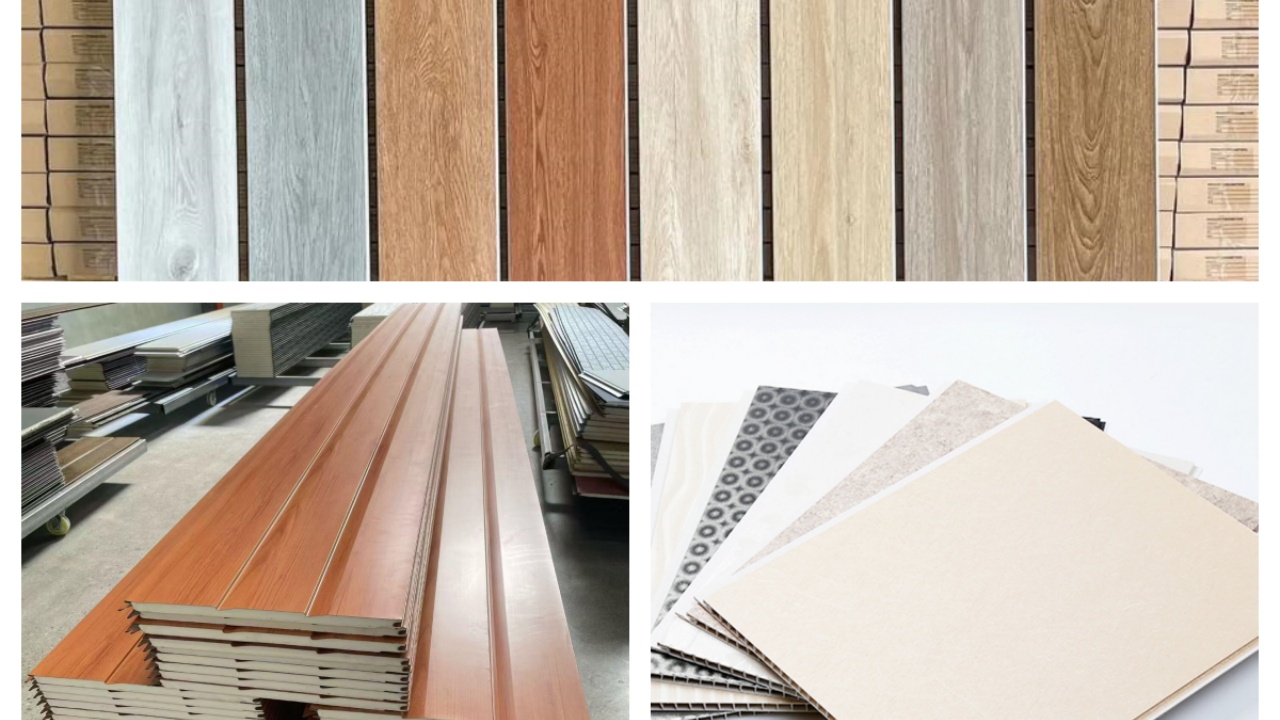 SPC flooring / PVC wall panels / metal embossed panels