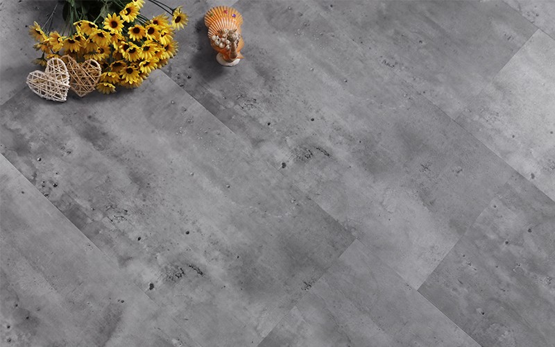 Easy-clean flooring, bamboo fiber SPC board, walnut wood