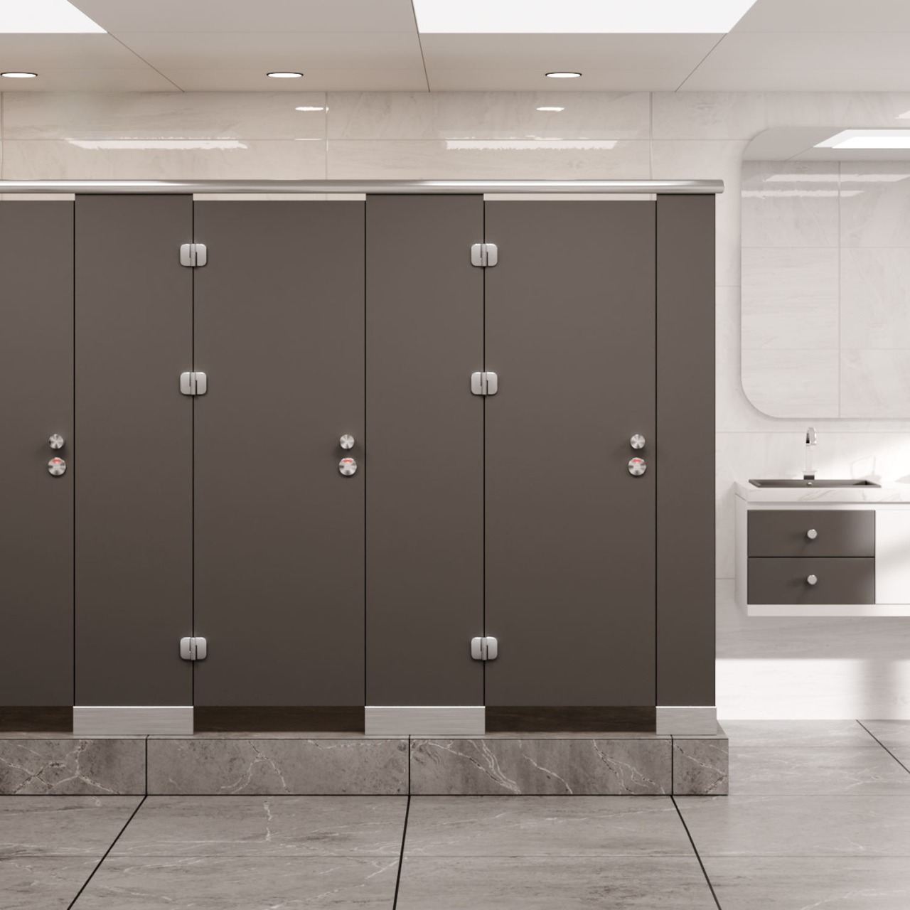 High-Pressure Compact Laminate Wall Panels Moisture-Proof And Wear-Resistant