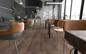 4mm/5mm SPC Flooring, Embossed Flame-retardant Office Building