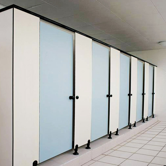 Anti-Moisture Fire-Resistant Impact Resistance Compact HPL Laminate Washroom Restroom Bathroom Stalls Toilet Partition for Hotel Hospital