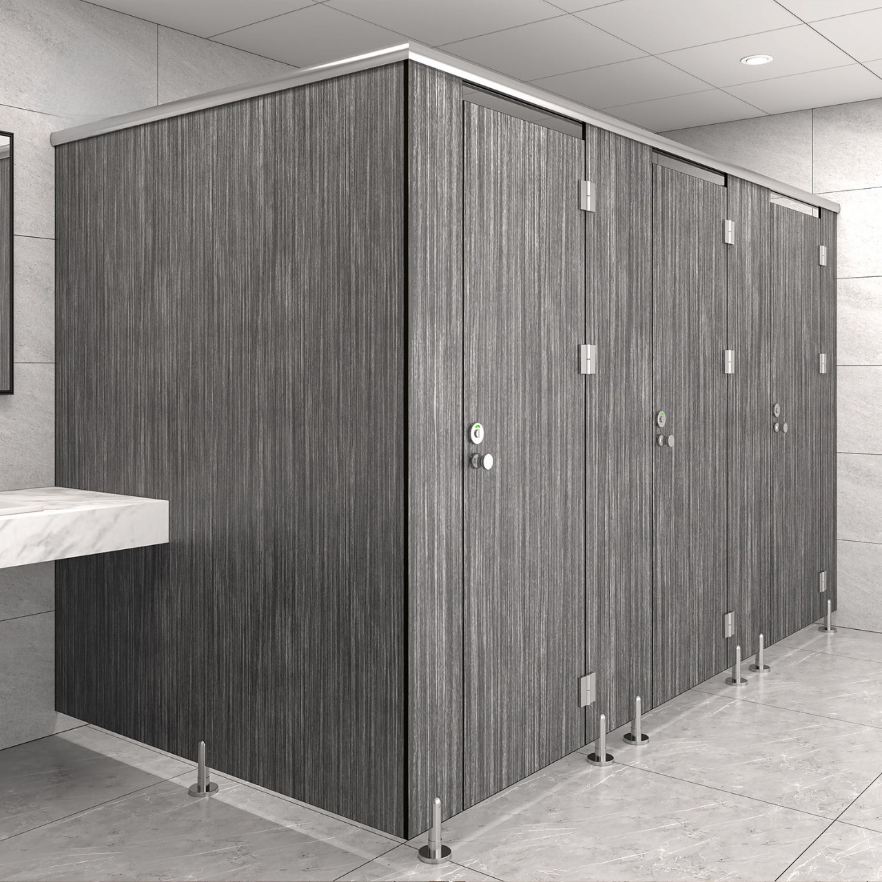 High-Pressure Compact Laminate Wall Panels Moisture-Proof And Wear-Resistant