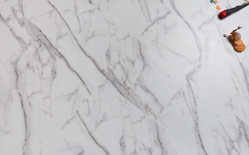 Decorative Skin-like Easy-to-clean Wall Panels TV Background Marble Pattern Wall Renovation