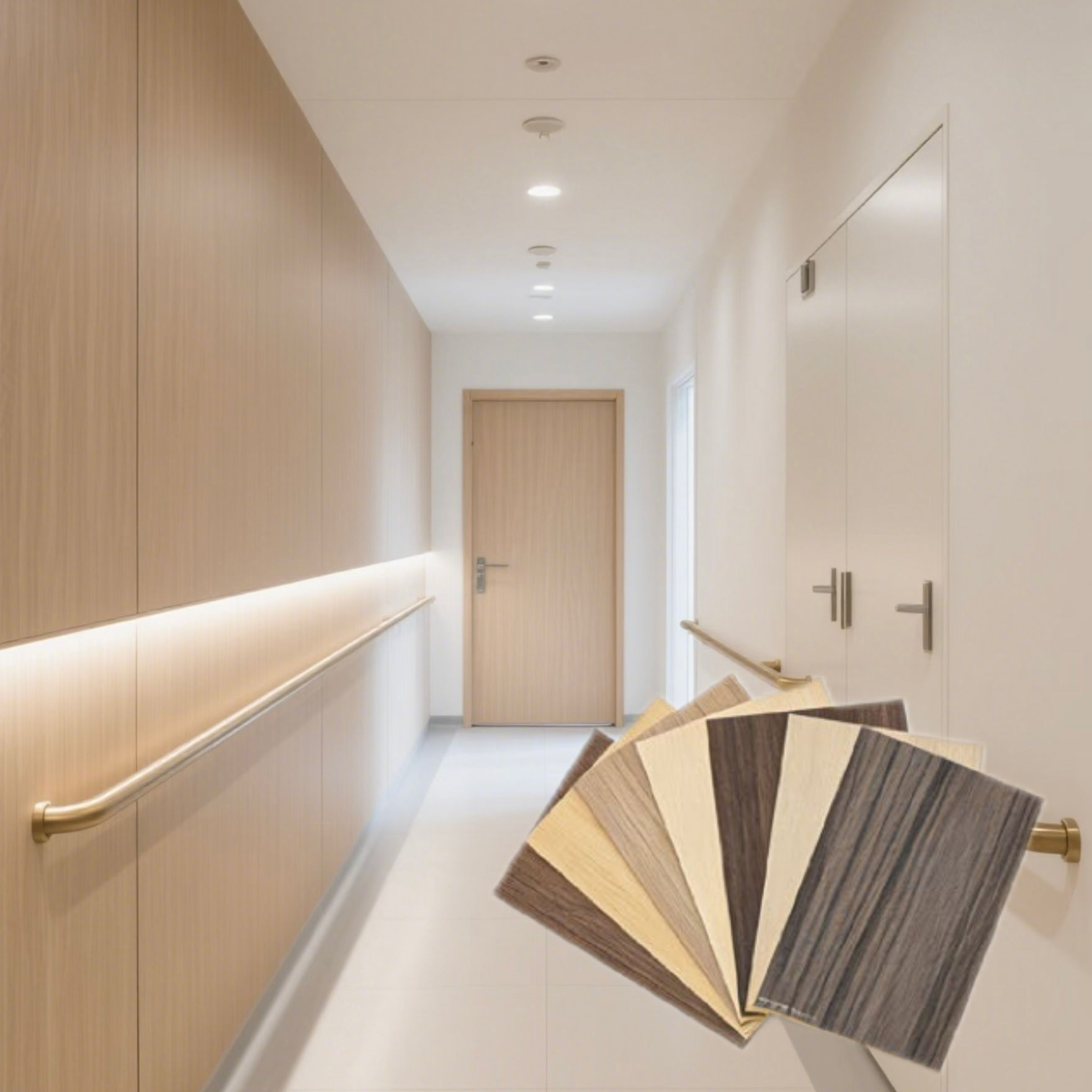 Moisture-Proof PVC Wall Panels for Hospitals and Modern Home Decor