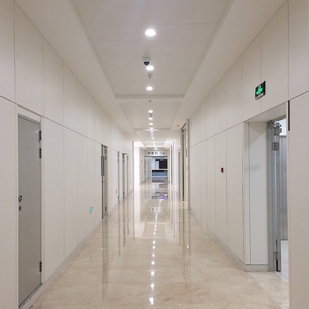 HPL Fireproof MGO Decorative Interior PVC Film Laminated Wall Panel